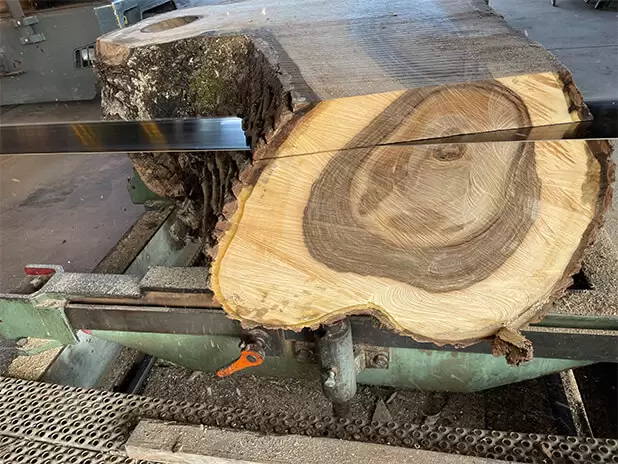 Holz Lohnschnitt